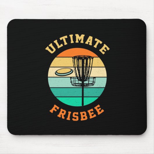 Disk Golf Ultimate Frisbee Mousepad (Vorne)
