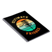 Disk Golf Ultimate Frisbee Notizblock (Rechte Seite)