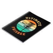 Disk Golf Ultimate Frisbee Notizblock (Linke Seite)