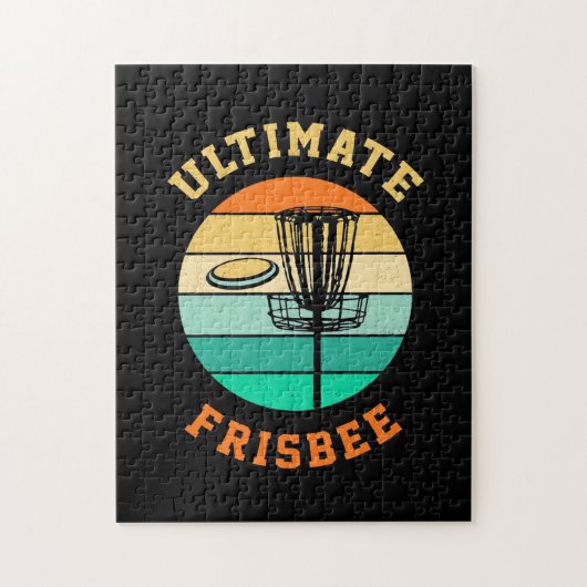 Disk Golf Ultimate Frisbee Puzzle (Vertikal)