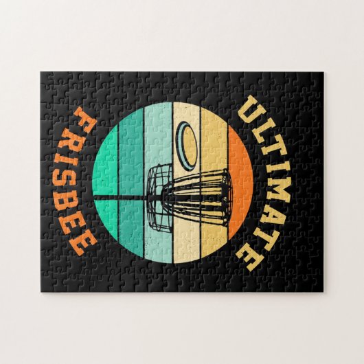 Disk Golf Ultimate Frisbee Puzzle (Horizontal)