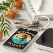 Disk Golf Ultimate Frisbee Schlüsselanhänger (Vorderseite rechts)