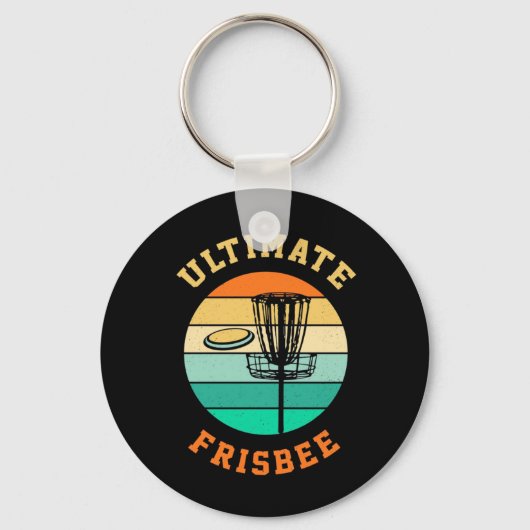 Disk Golf Ultimate Frisbee Schlüsselanhänger (Vorderseite)