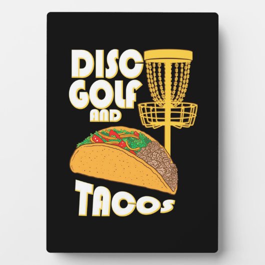 Disk Golf und Tacos Fotoplatte (Vorderseite)