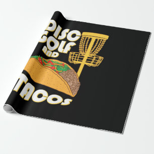 Disk Golf und Tacos Geschenkpapier