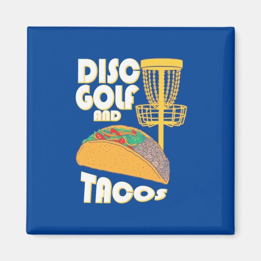 Disk Golf und Tacos Magnet (Vorne)