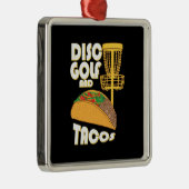 Disk Golf und Tacos Ornament Aus Metall (Rechts)