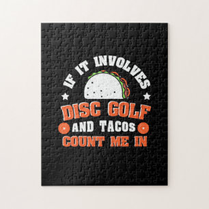 Disk Golf und Tacos zählen mich Puzzle