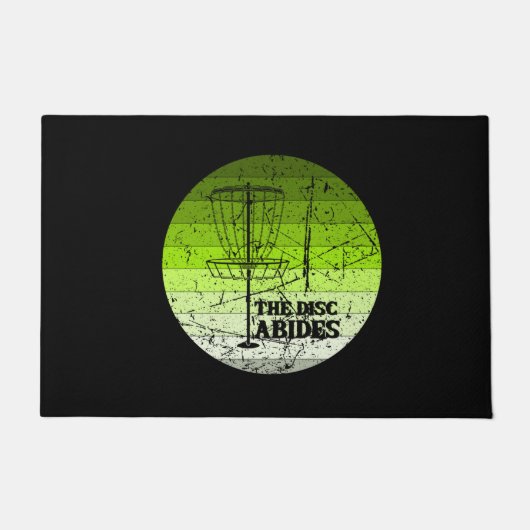 Disk Golf Vintag Fußmatte (Vorderseite)