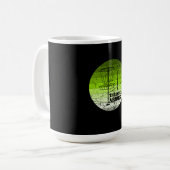 Disk Golf Vintag Kaffeetasse (Vorderseite Links)