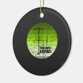 Disk Golf Vintag Keramik Ornament (Links)