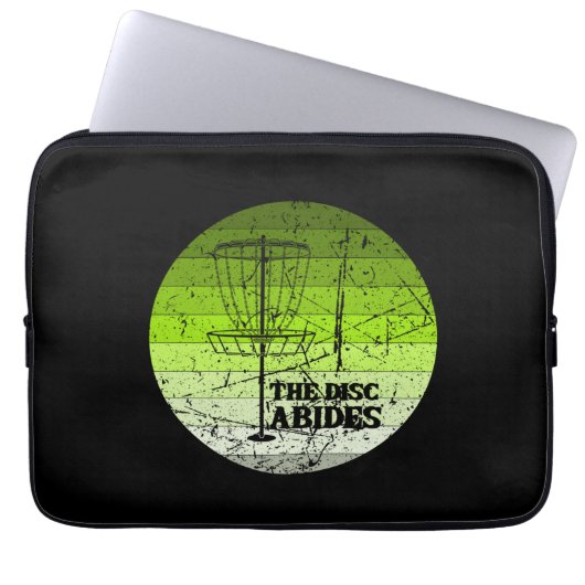 Disk Golf Vintag Laptopschutzhülle (Vorderseite)