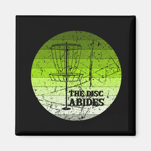 Disk Golf Vintag Magnet (Vorne)