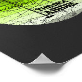 Disk Golf Vintag Poster (Ecke)