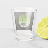 Disk Golf Vintag Schnapsglas (Rückseite)