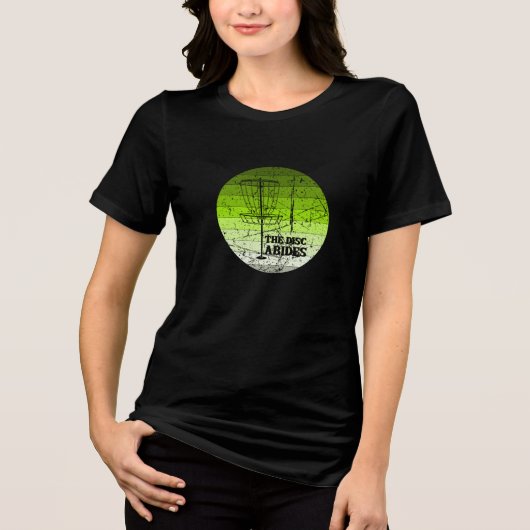 Disk Golf Vintag Tri-Blend Shirt (Vorderseite)