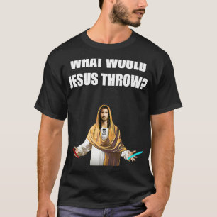 Disk Golf Was Jesus würde Frisbee Golfing verwerfe T-Shirt
