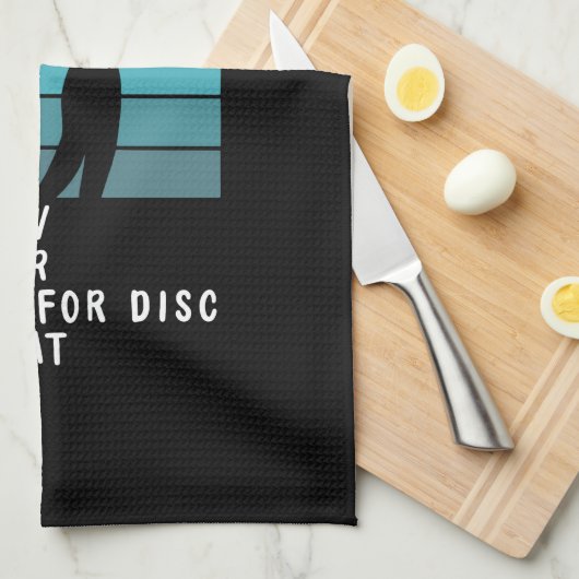 Disk Golf - Wie Sie Golf spielen Geschirrtuch (Viertel Falte)