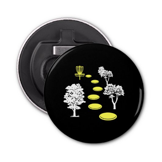 Disk Golf Woods Disk Golfer-Geschenk Flaschenöffner (Vorderseite)