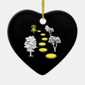 Disk Golf Woods Disk Golfer-Geschenk Keramik Ornament (Vorne)