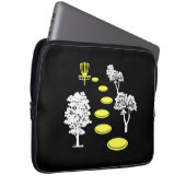 Disk Golf Woods Disk Golfer-Geschenk Laptopschutzhülle (Vorne Rechts)