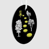Disk Golf Woods Disk Golfer-Geschenk Ornament (Vorderseite)