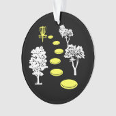 Disk Golf Woods Disk Golfer-Geschenk Ornament (Vorderseite)