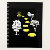 Disk Golf Woods Disk Golfer-Geschenk Planer (Vorderseite)