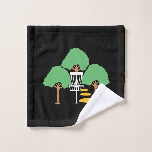 Disk Golf Woods Disk Golfer-Geschenk Waschlappen (Waschlappen)