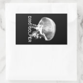 Disk Golf X ray Aufkleber (Tasche)