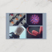 Disk Jockey DJ Dance Music Foto Template Visitenkarte (Rückseite)