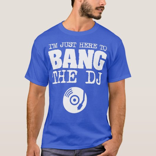 Disk Jockey Ehefrau Girlfriend Funny T-Shirt (Vorderseite)