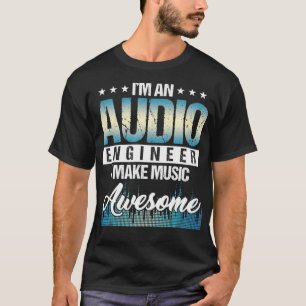 Disk Jockey ist ein Audio Engineer, den ich Music T-Shirt