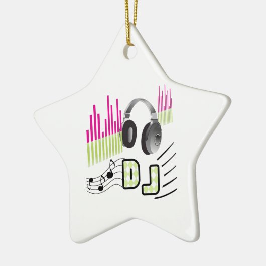 DISK JOCKEY KERAMIK ORNAMENT (Links)
