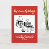 Disk Jockey oder DJ Christmas Card Feiertagskarte (Vorderseite)