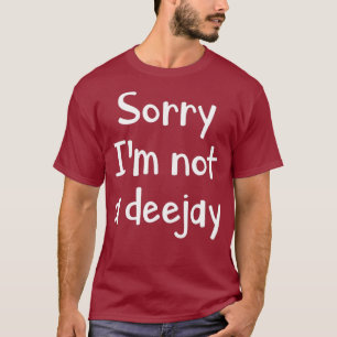 Disk Jockey Set Turntable - Vinyl DJ T-Shirt