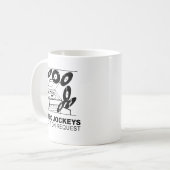 Disk-Jockeys tun dies auf Anfrage Kaffeetasse (Vorderseite Links)