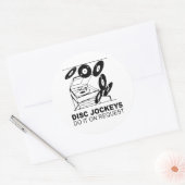 Disk-Jockeys tun dies auf Anfrage Runder Aufkleber (Umschlag)