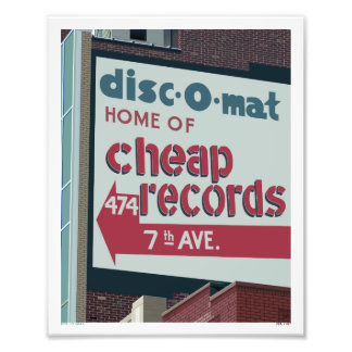 Disk-O-Mat 8" x 10" Original Digital Art Print Fotodruck