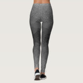 Disk Pattern 02.Gray DGrey BG Leggings (Rückseite)