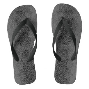 Disk Pattern 02.Gray Lgrey BG Badesandalen