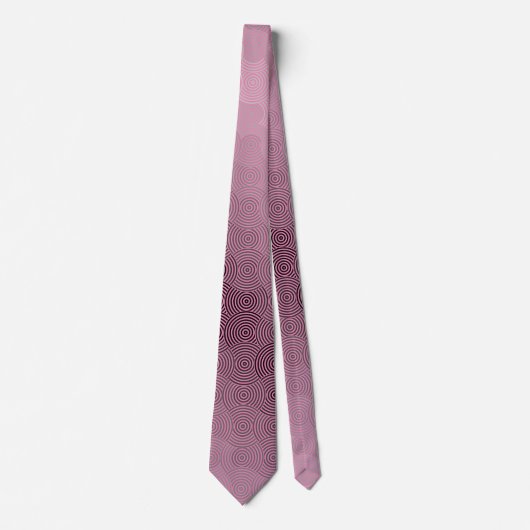 Disk Pattern 02.Gray Pink BG Krawatte (Vorderseite)