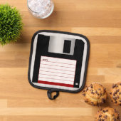 Diskette Computer Science Klassiker Geek-Koch Topflappen (Oben Unten)