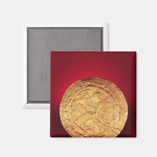 Diskette, die möglicherweise als Brosche verwendet Magnet (Vorderseite/Rückseite)