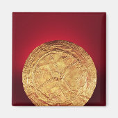 Diskette, die möglicherweise als Brosche verwendet Magnet (Vorne)