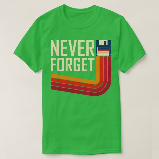 Diskette für alle V2 T-Shirt (Design vorne)