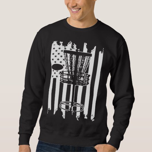 Diskette Golf USA Flag Sweatshirt (Vorderseite)