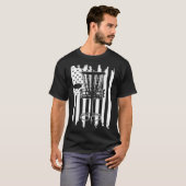 Diskette Golf USA Flag T-Shirt (Vorne ganz)