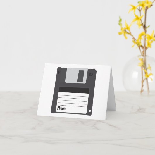 Diskette Karte (Gelbe Blume)