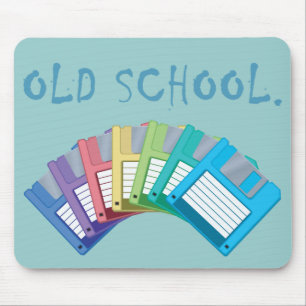 Disketten der alten Schule Mousepad